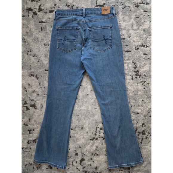 Denizen Levi's Mid Rise Bootcut Jeans - Size 8 Classic Western Streetwear - Picture 8 of 8